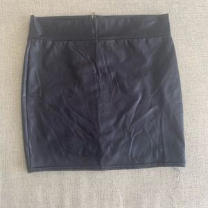 Leather skirt